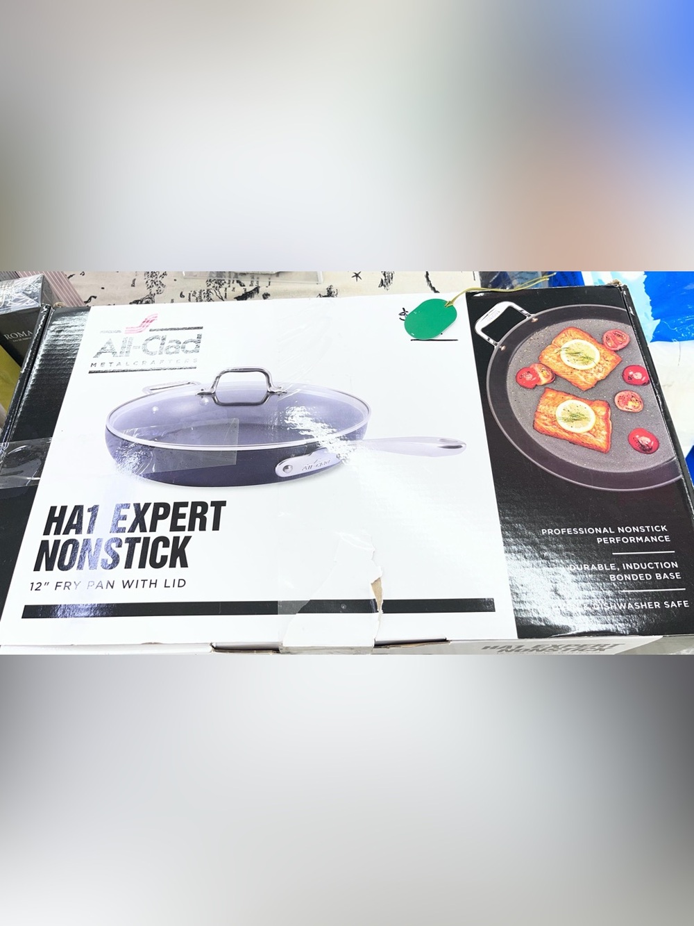 HA1 Expert Nonstick Fry Pan with Lid - Gray